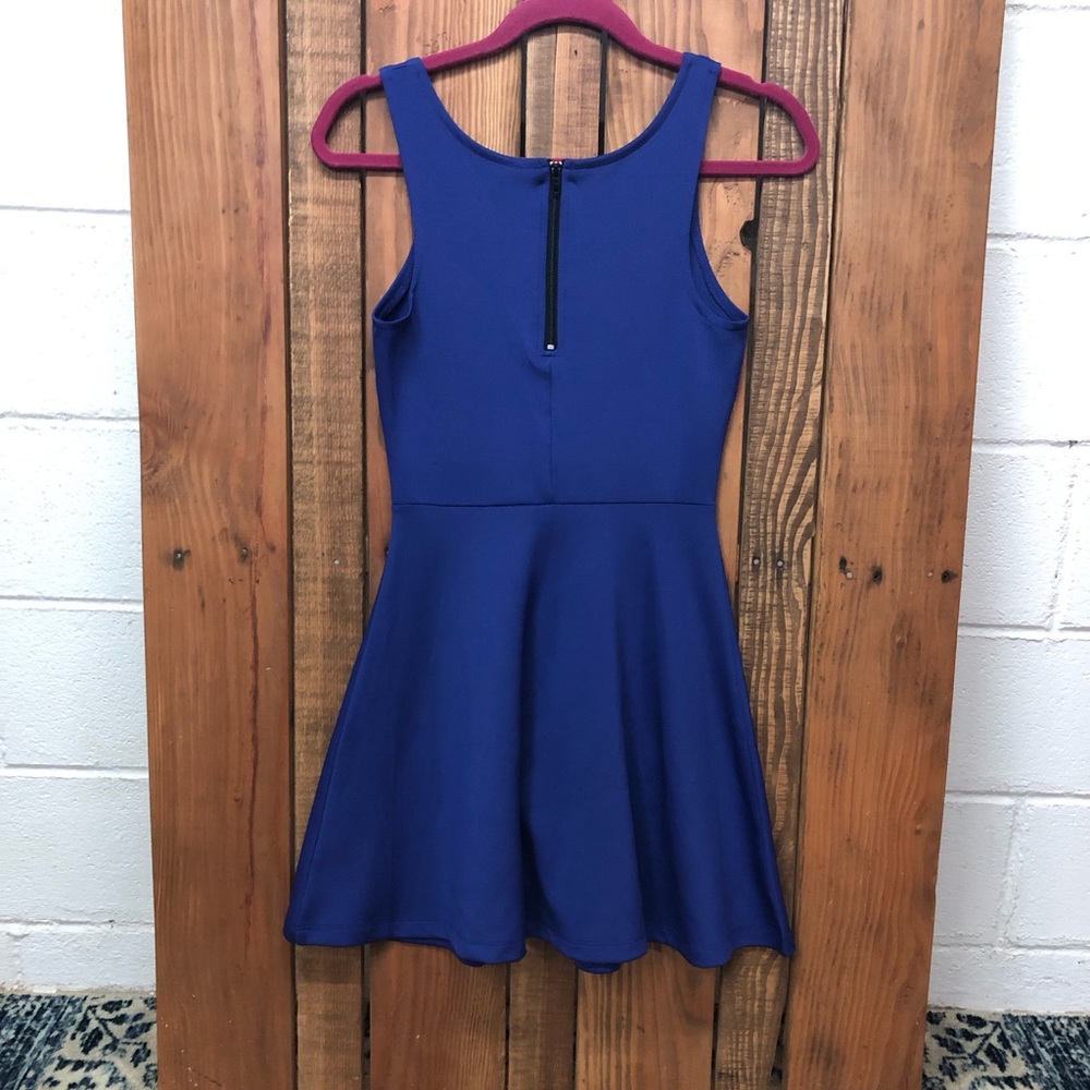 Charlotte Russe size small blue skater dress - Picture 5 of 6